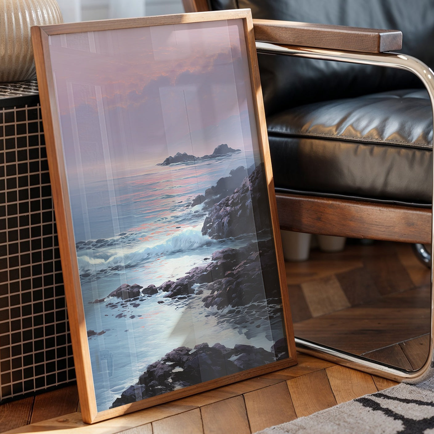 Ocean Rocks Dance At Dawn