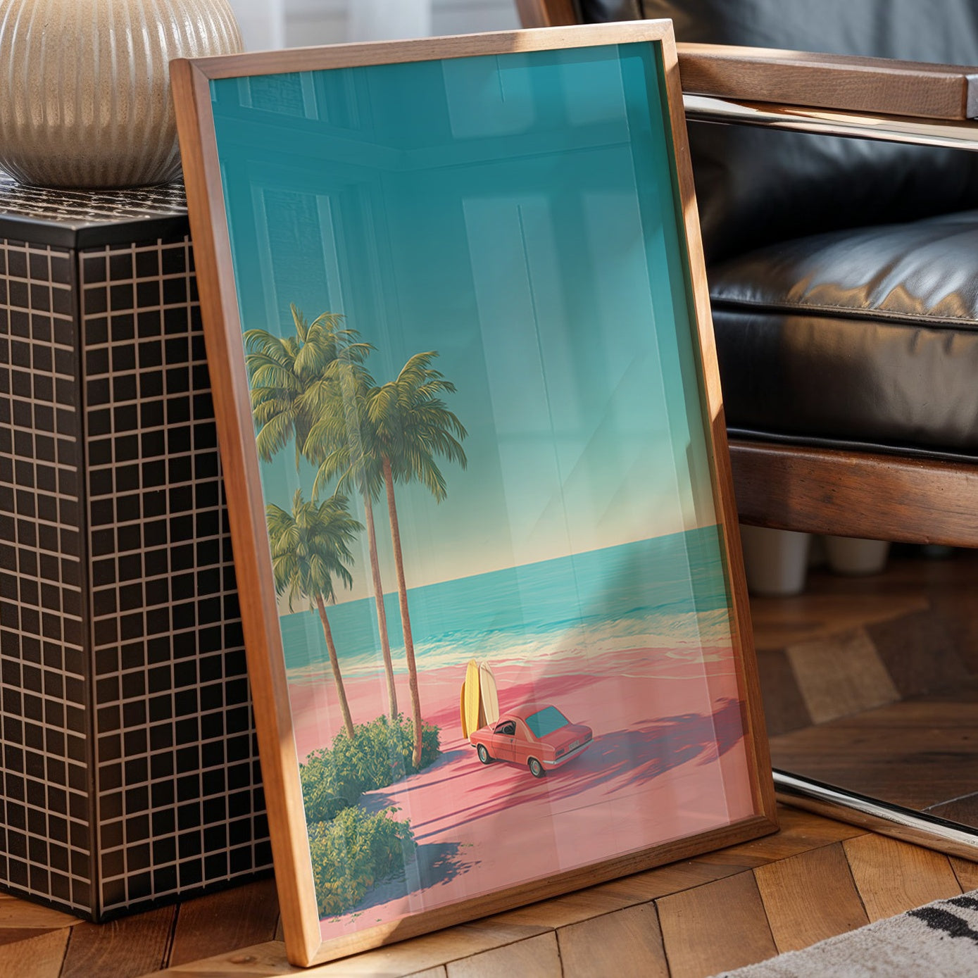 Sunset Shores Meet City Dreams