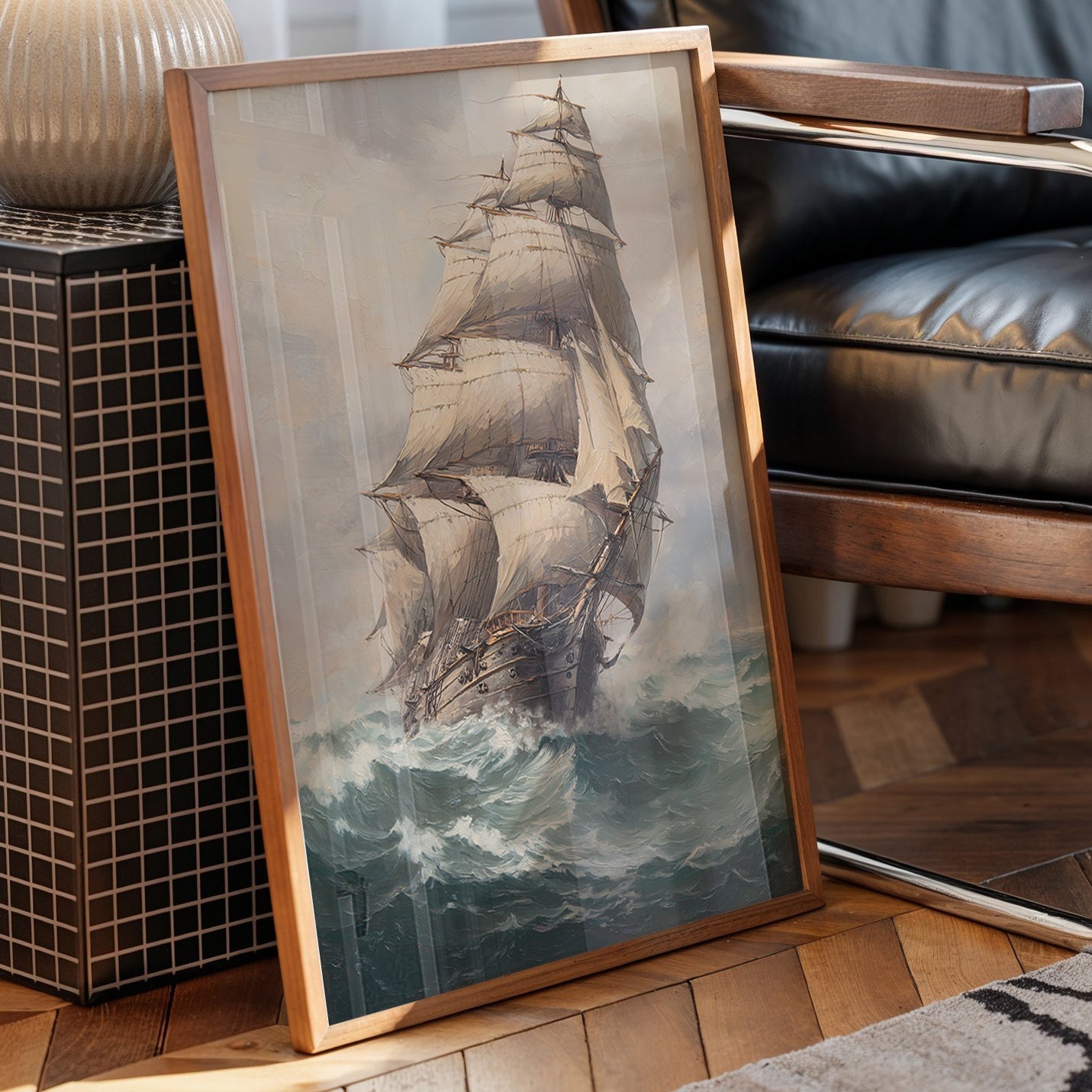 Tall Ships Dance On Restless Tides