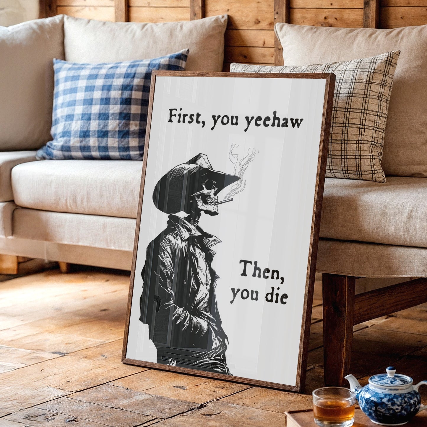 Cowboy's Last Cigarette Break