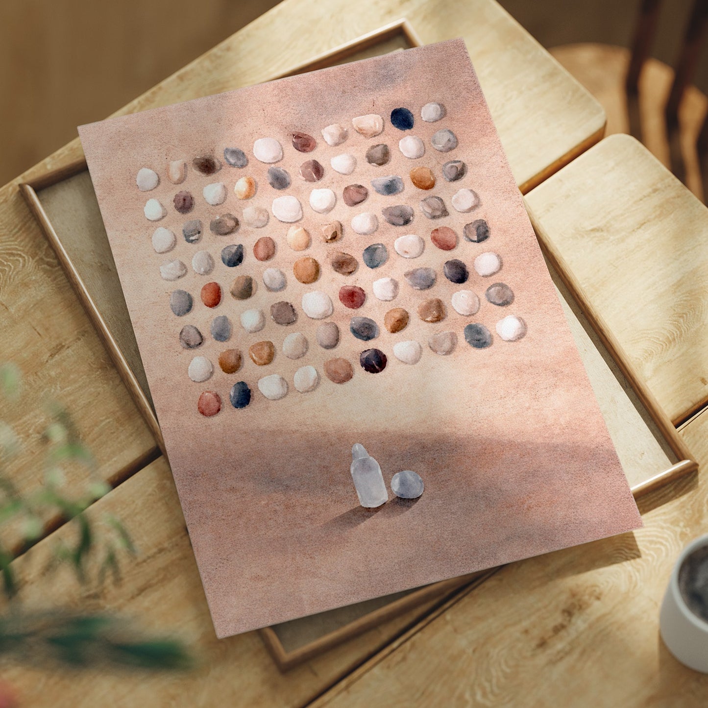 Shoreline Meditation: Pebbles and Crystal