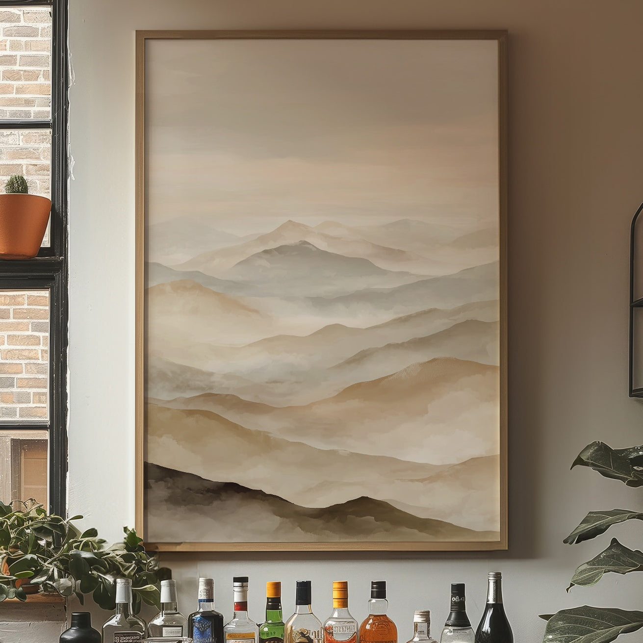 Peaks Float In Morning Mist