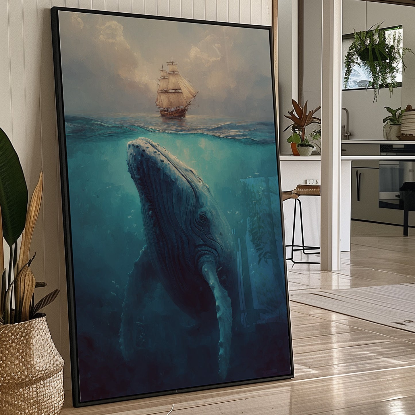 Voyager Meets Ocean Depths Below