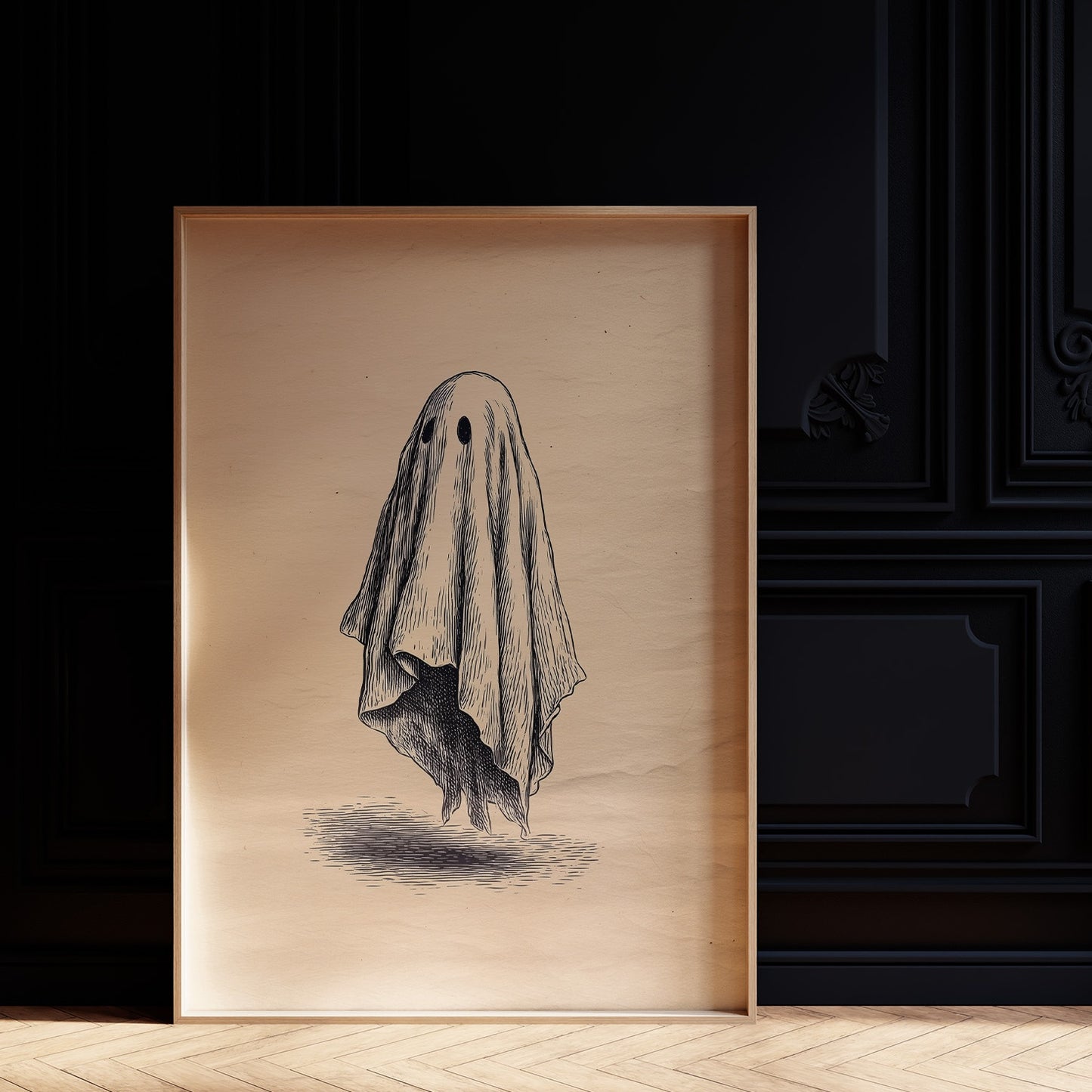 Haunted Lines On Vintage Paper