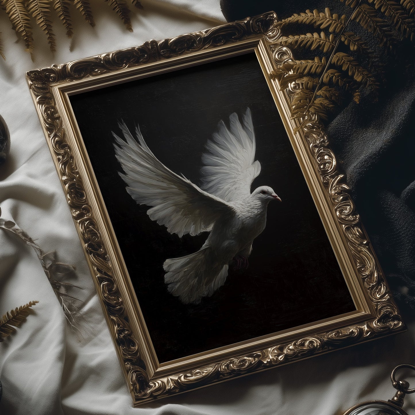 Flight Against Midnight's Canvas