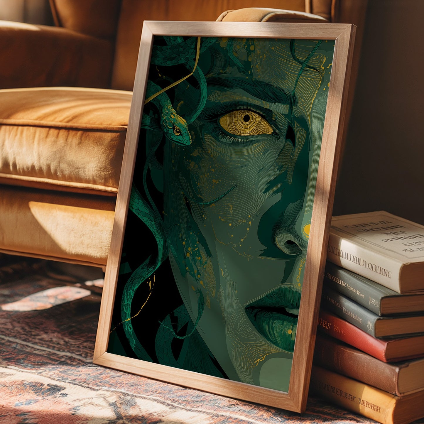 Serpent Queen With Golden Gaze