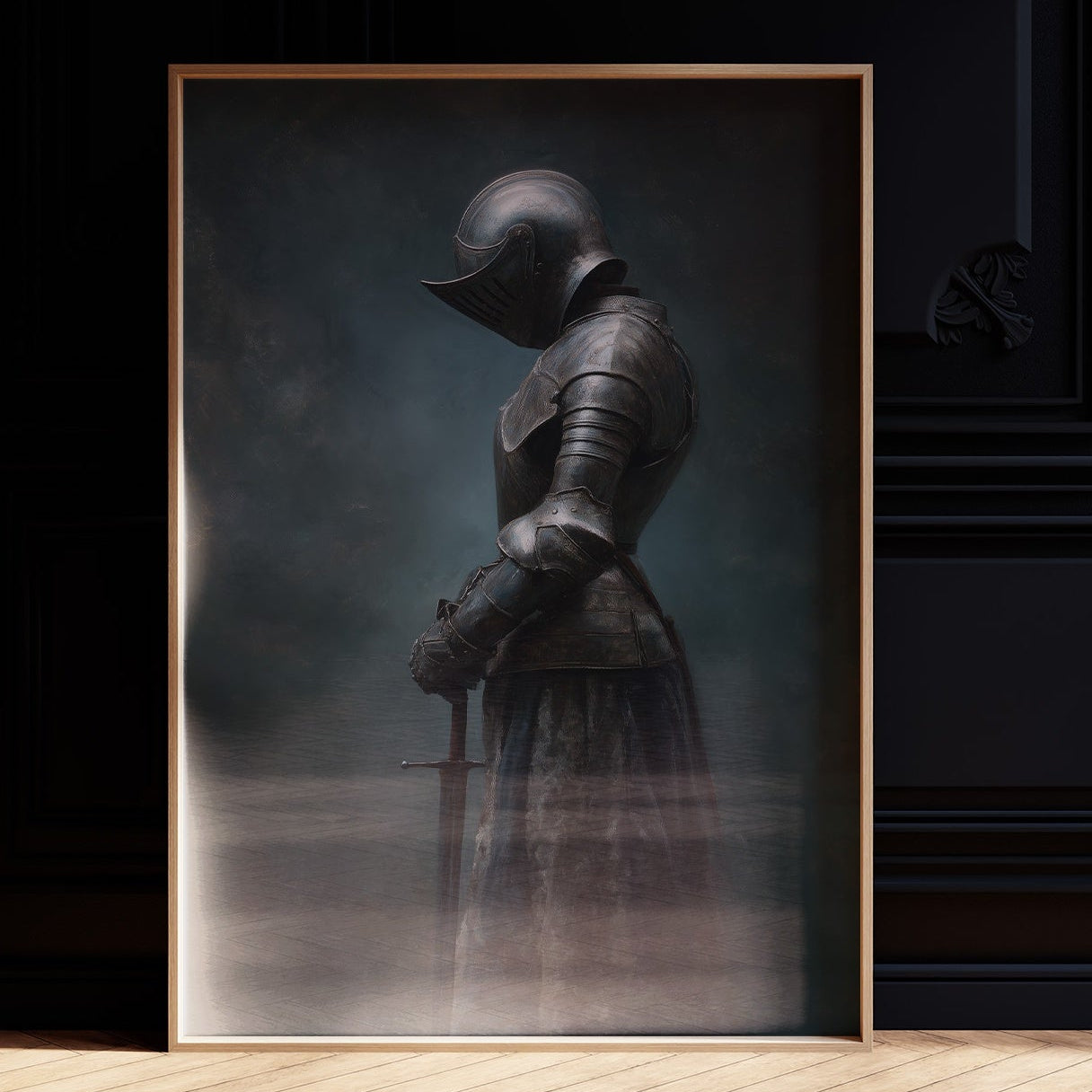 Silent Knight In Fading Mist