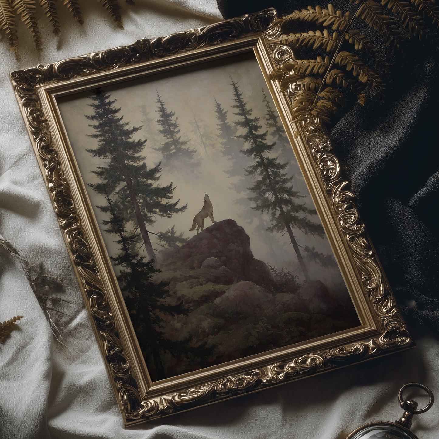 Lone Call Among Ancient Pines