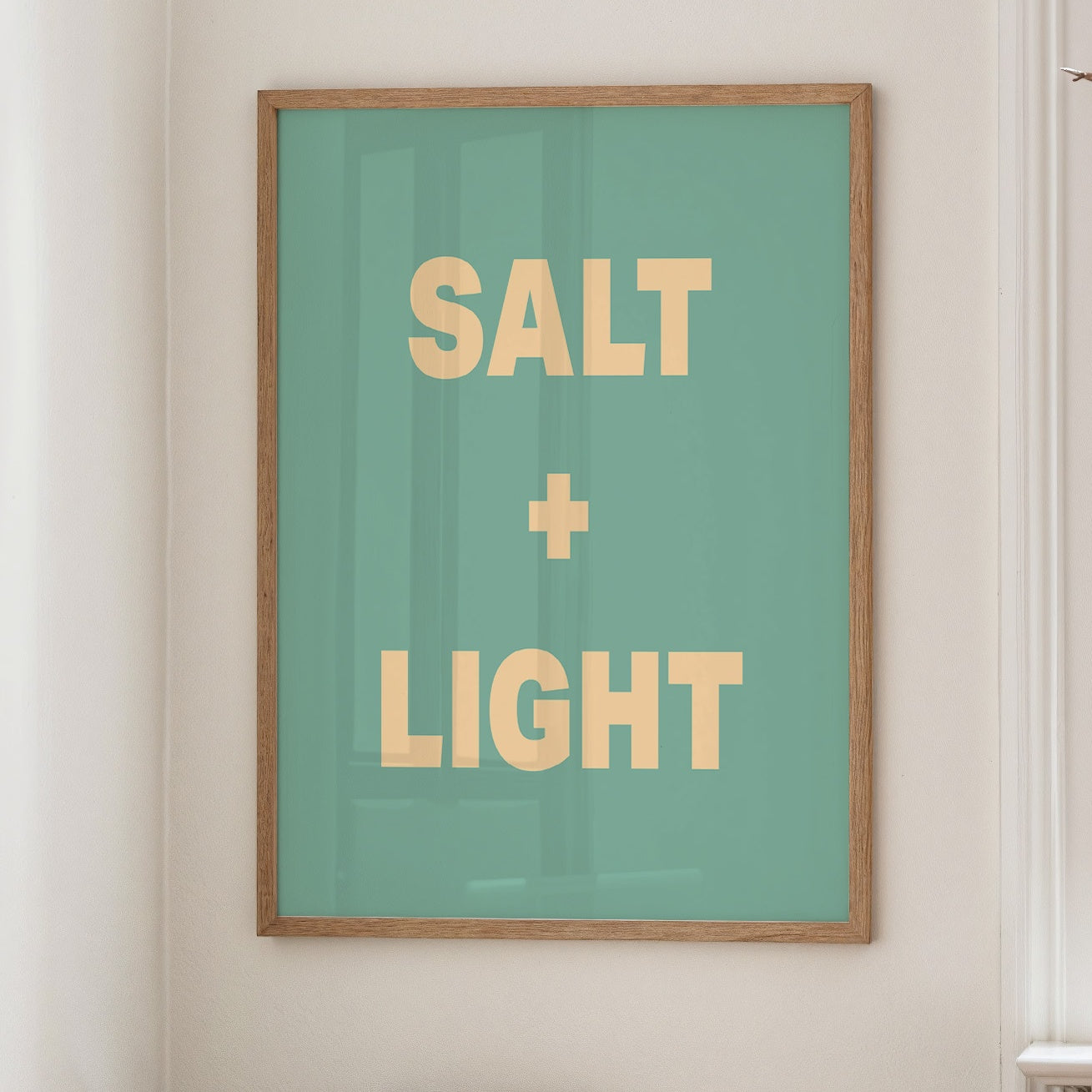 Coastal Words In Sage Simplicity