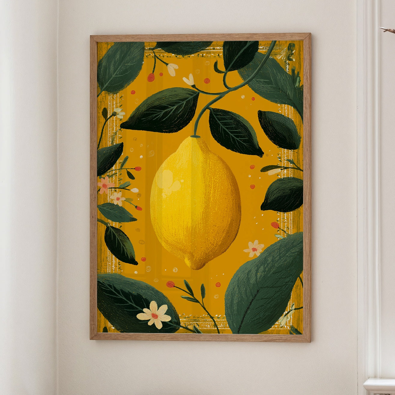 Golden Lemon Hangs In Honeyed Air