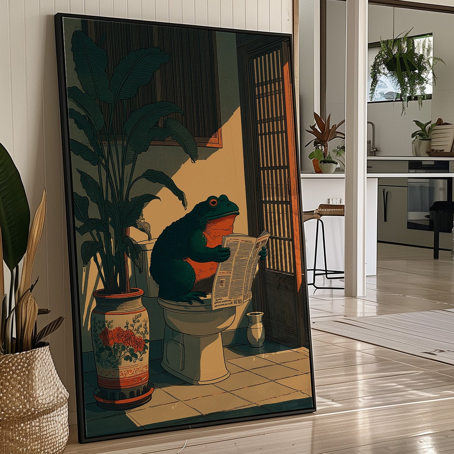 Wise Toad's Morning Paper Ritual