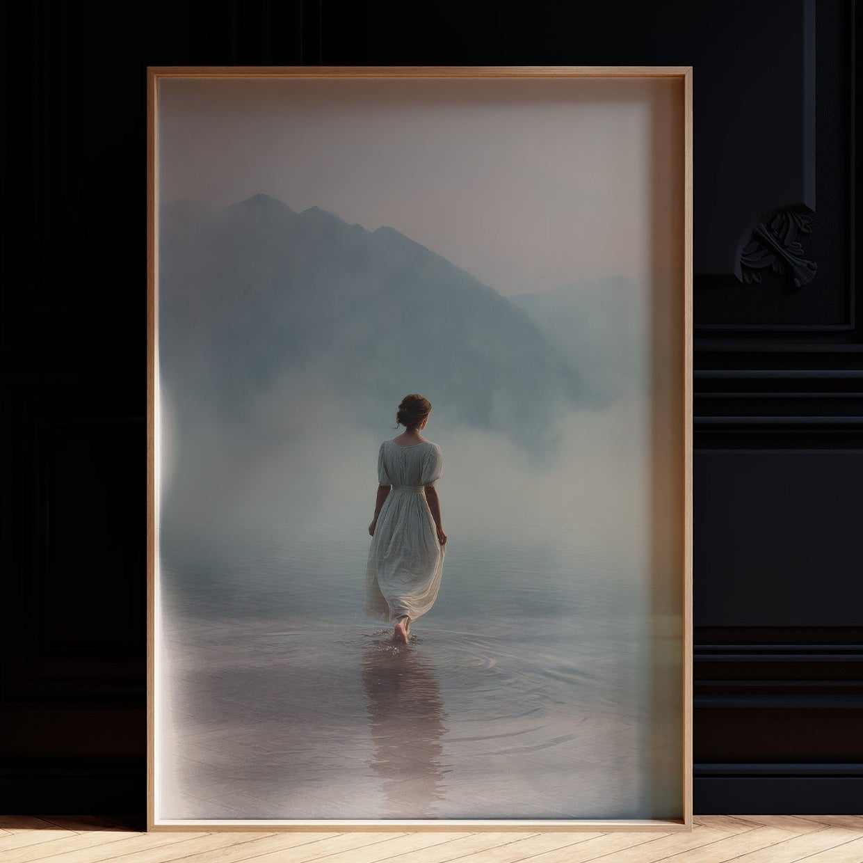 Mist Beckons Across Still Waters