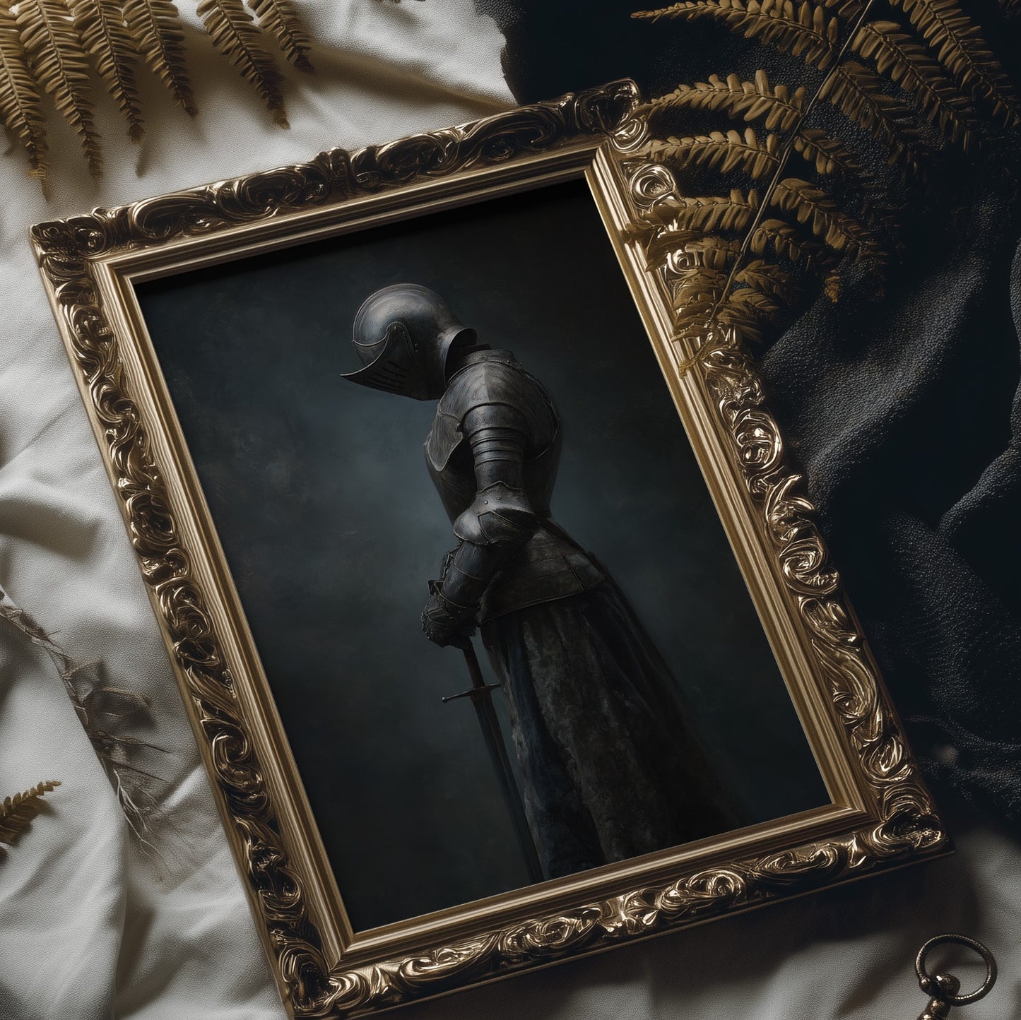 Silent Knight In Fading Mist