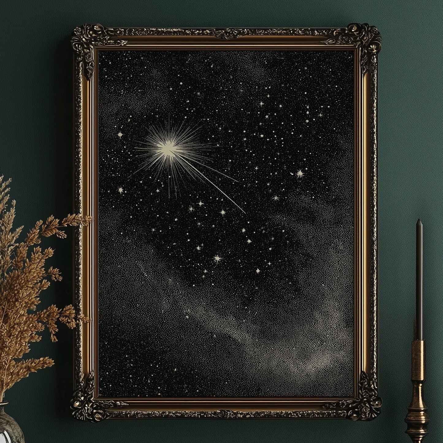 Celestial Beacon Calls Through Night