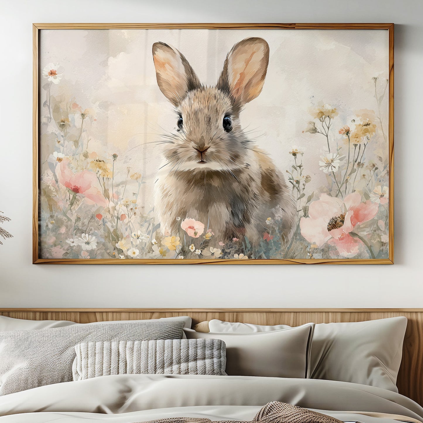 Curious Eyes Among Meadow Blooms