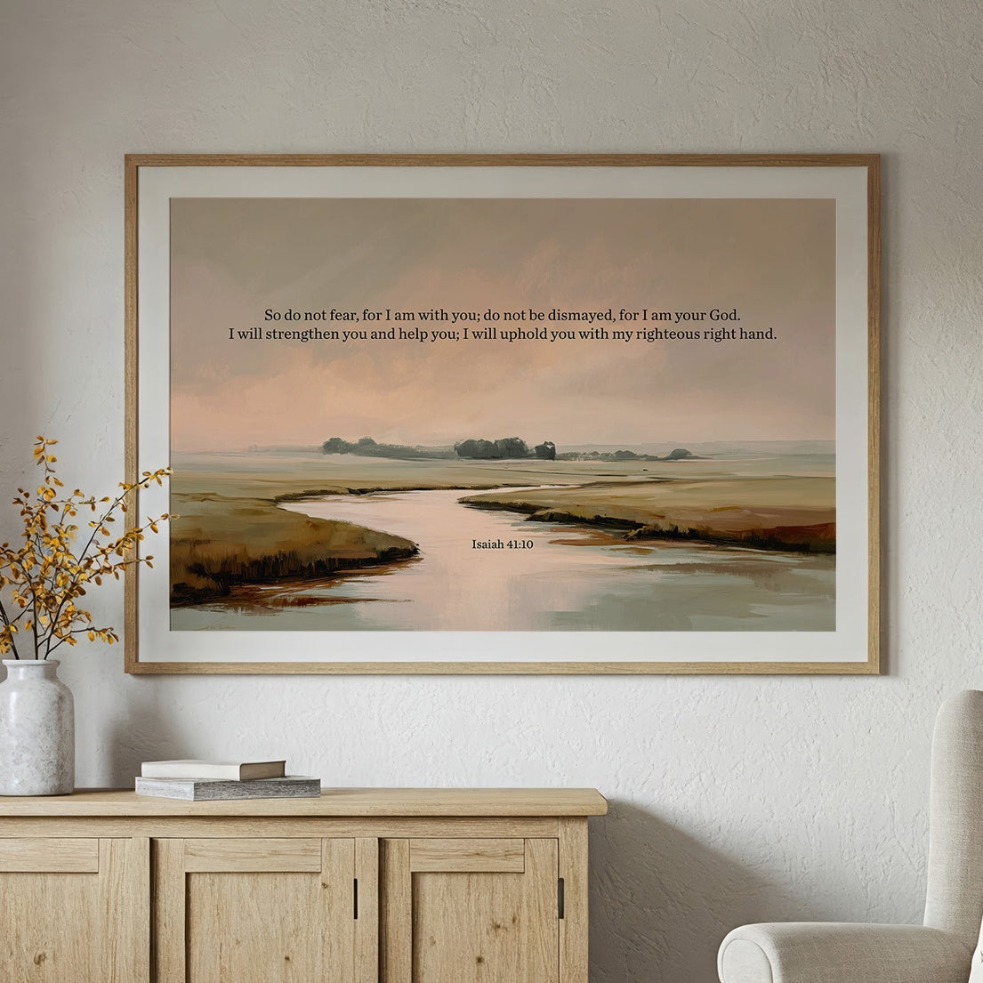 Sacred Promises Flow Through Quiet Waters Isaiah 41:10