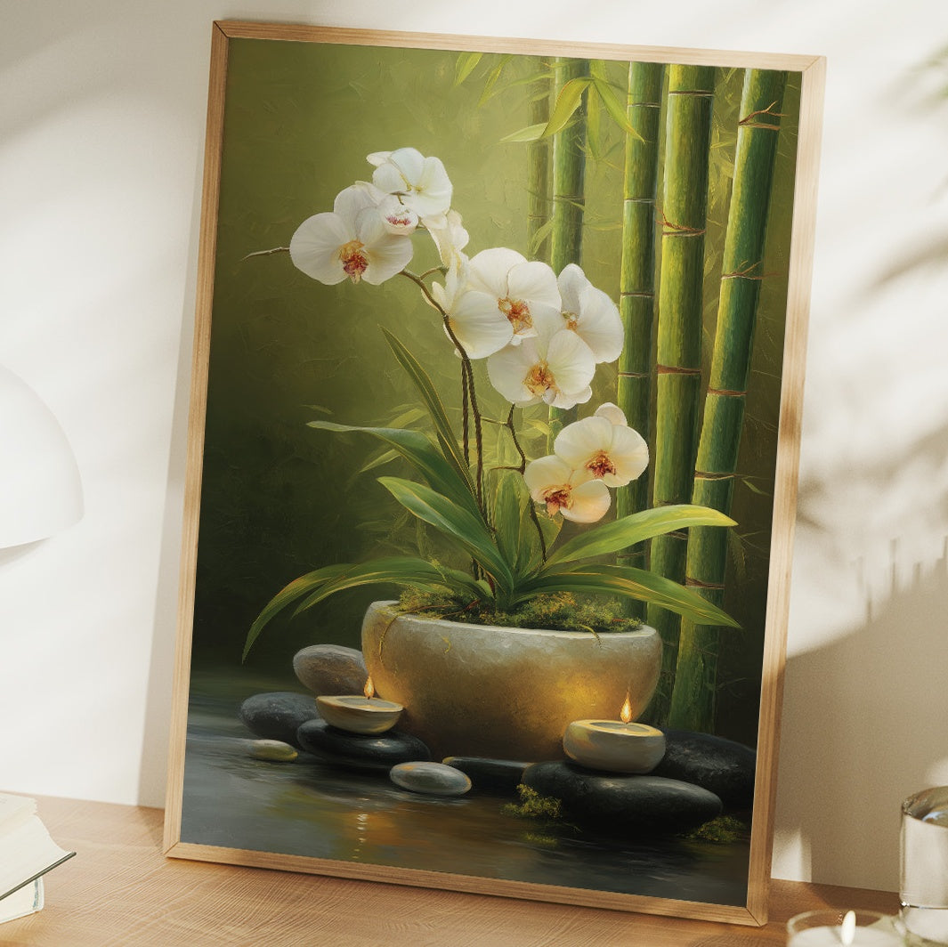 Bamboo Grove Holds Orchid Dreams