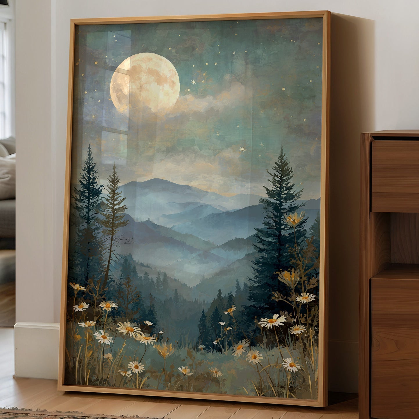 Celestial Lullaby Over Misty Valleys