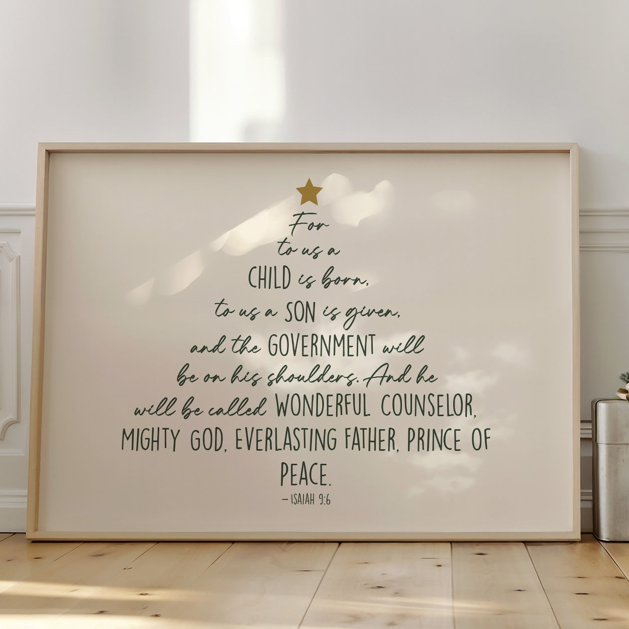 Sacred Words Form A Star