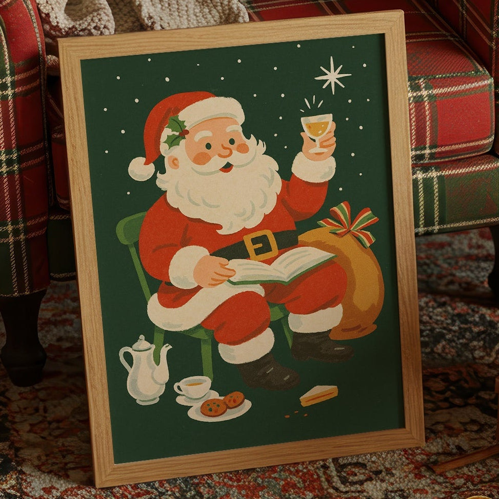 Jolly Old Saint Takes Pause