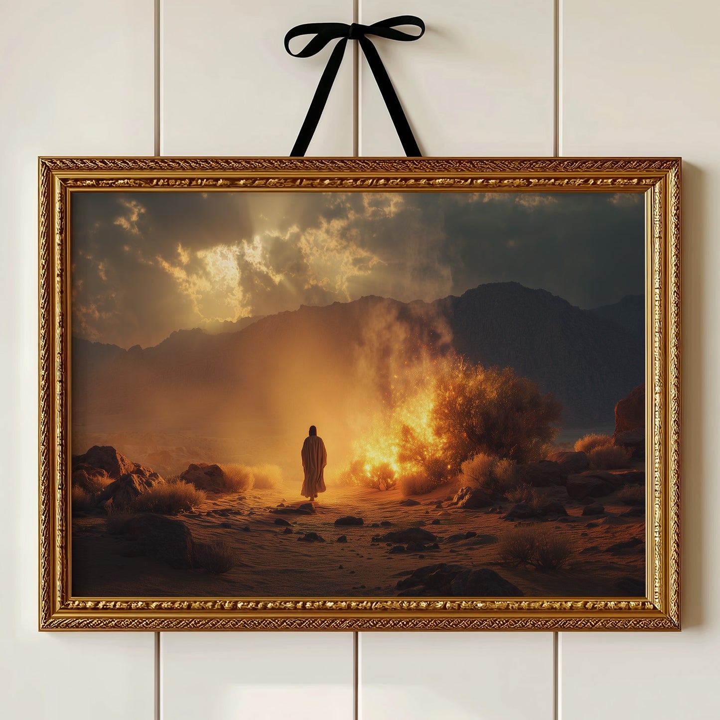 Pilgrim Faces The Sacred Flame