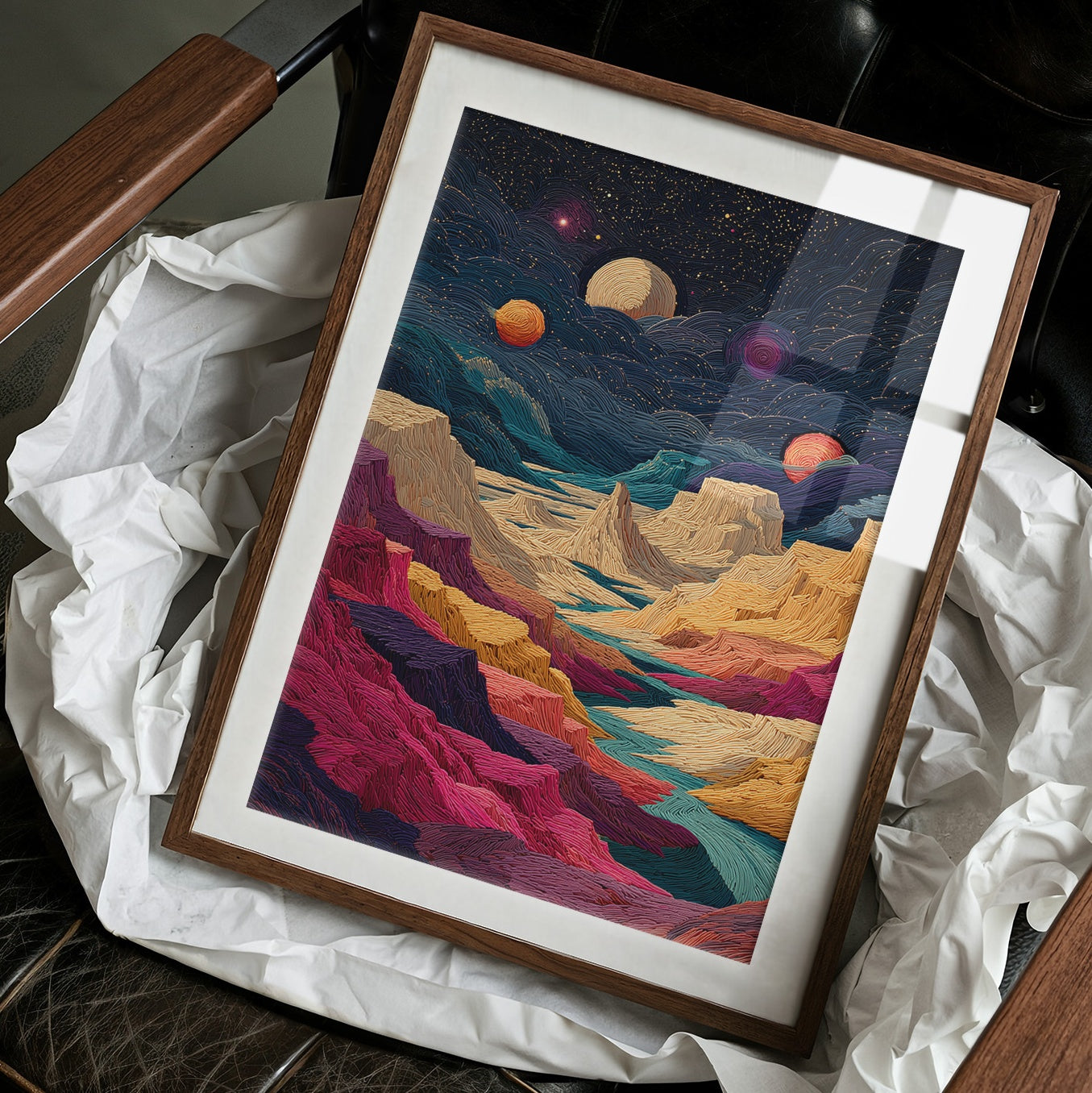 Celestial Peaks Dance With Planets