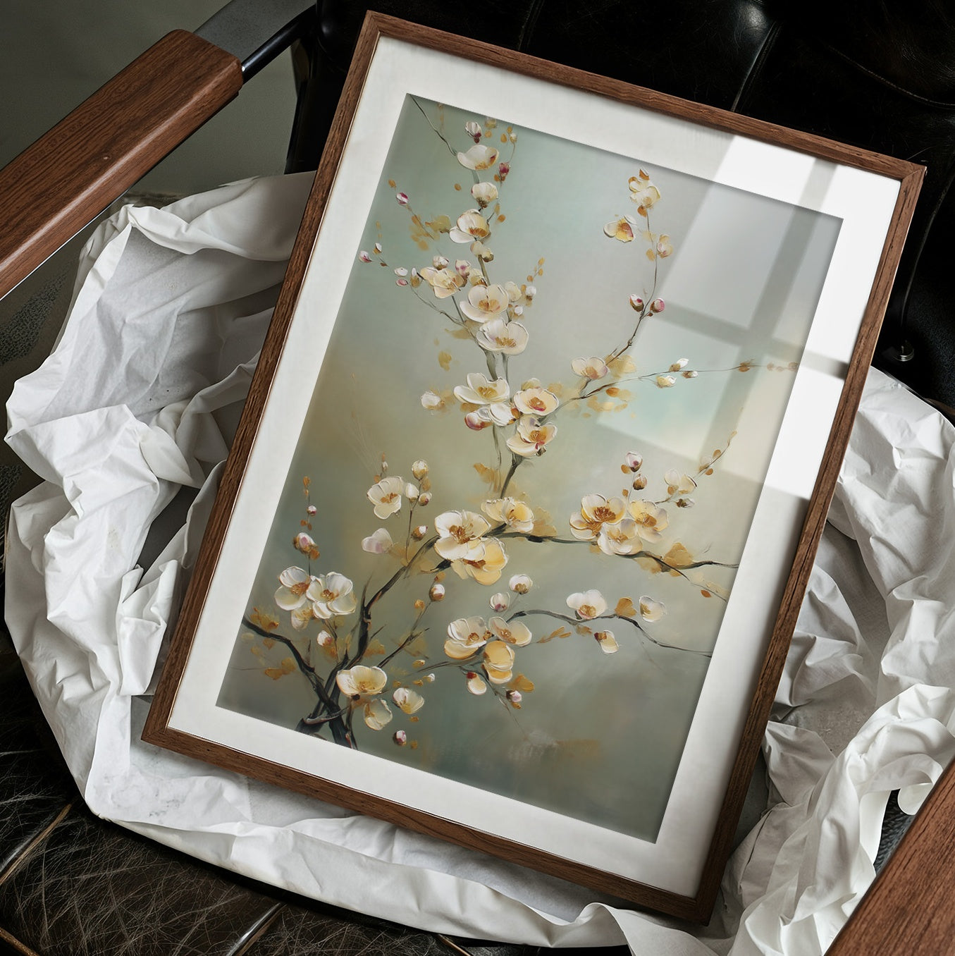 Plum Blossoms Dance In Morning Light