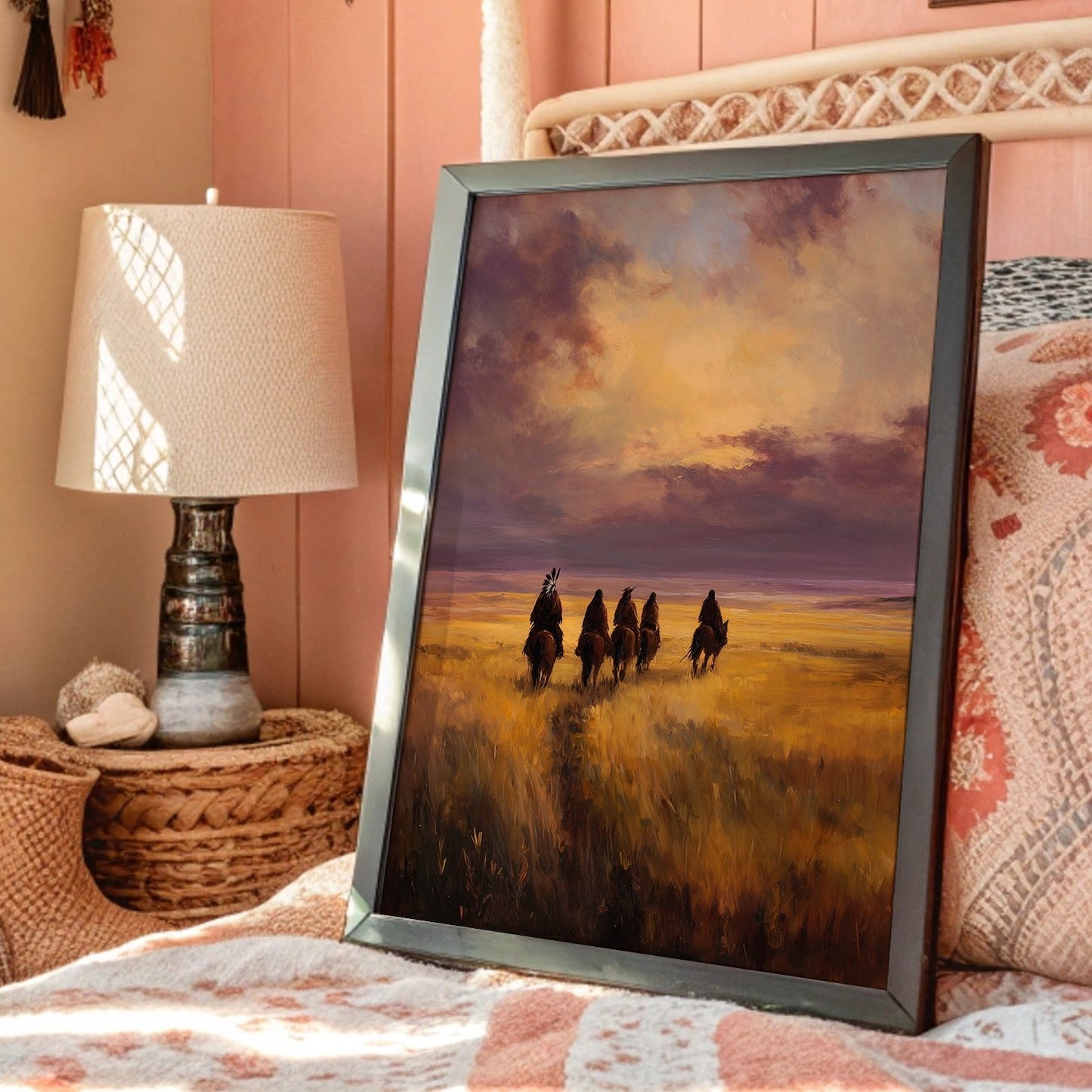 Riders Across Prairie Gold