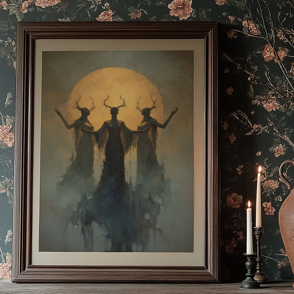 Ancient Rites Under Harvest Moon