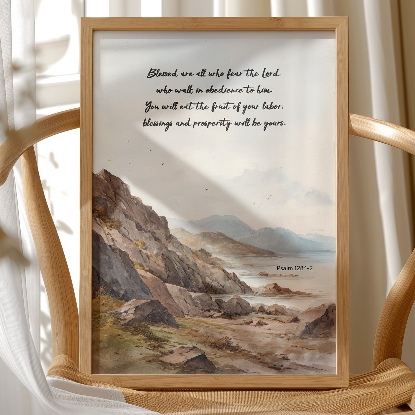 Sacred Words On Rugged Shores