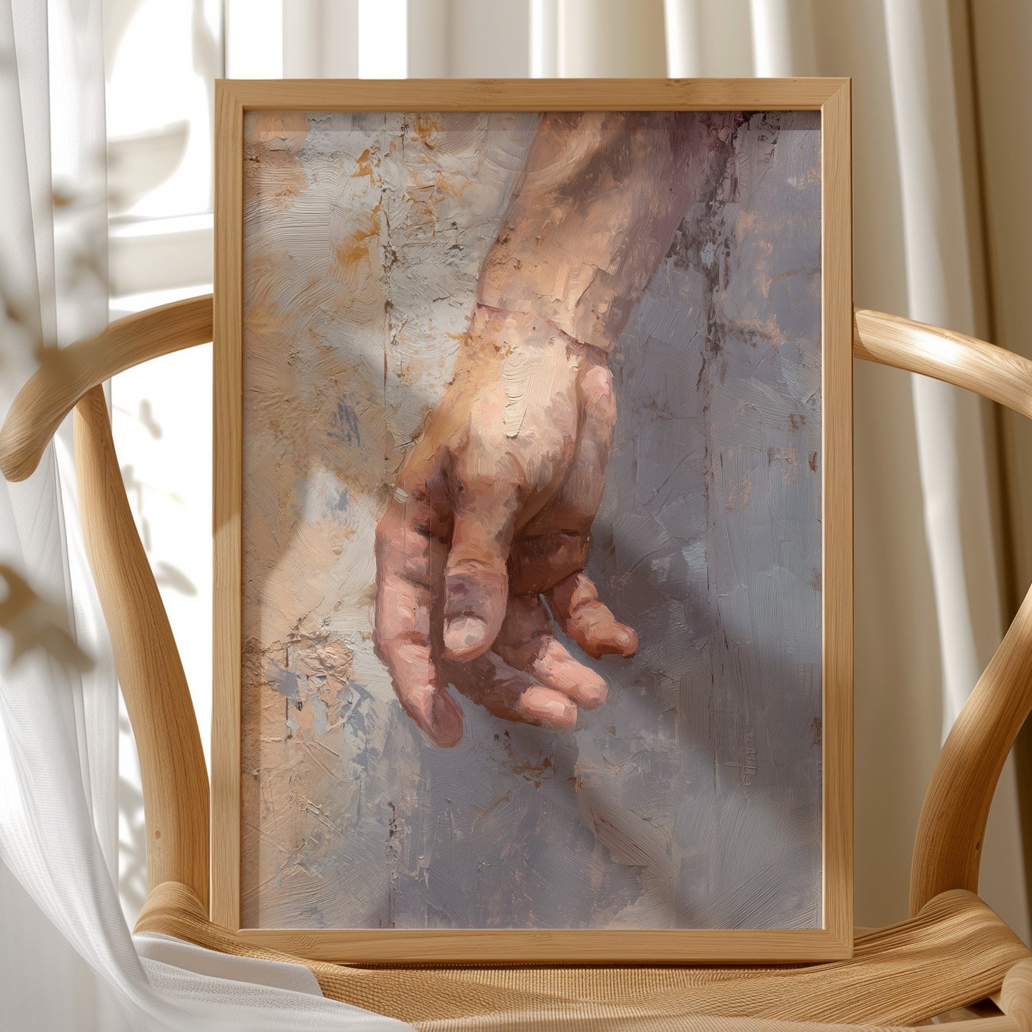 Textured Humanity Through Impasto Light
