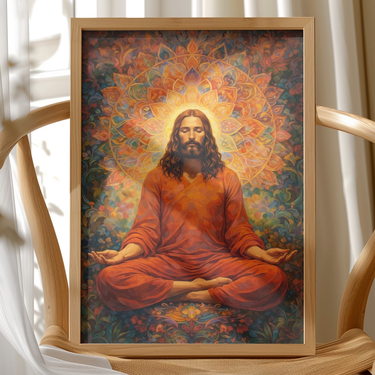 Divine Meditation Within Sacred Mandalas