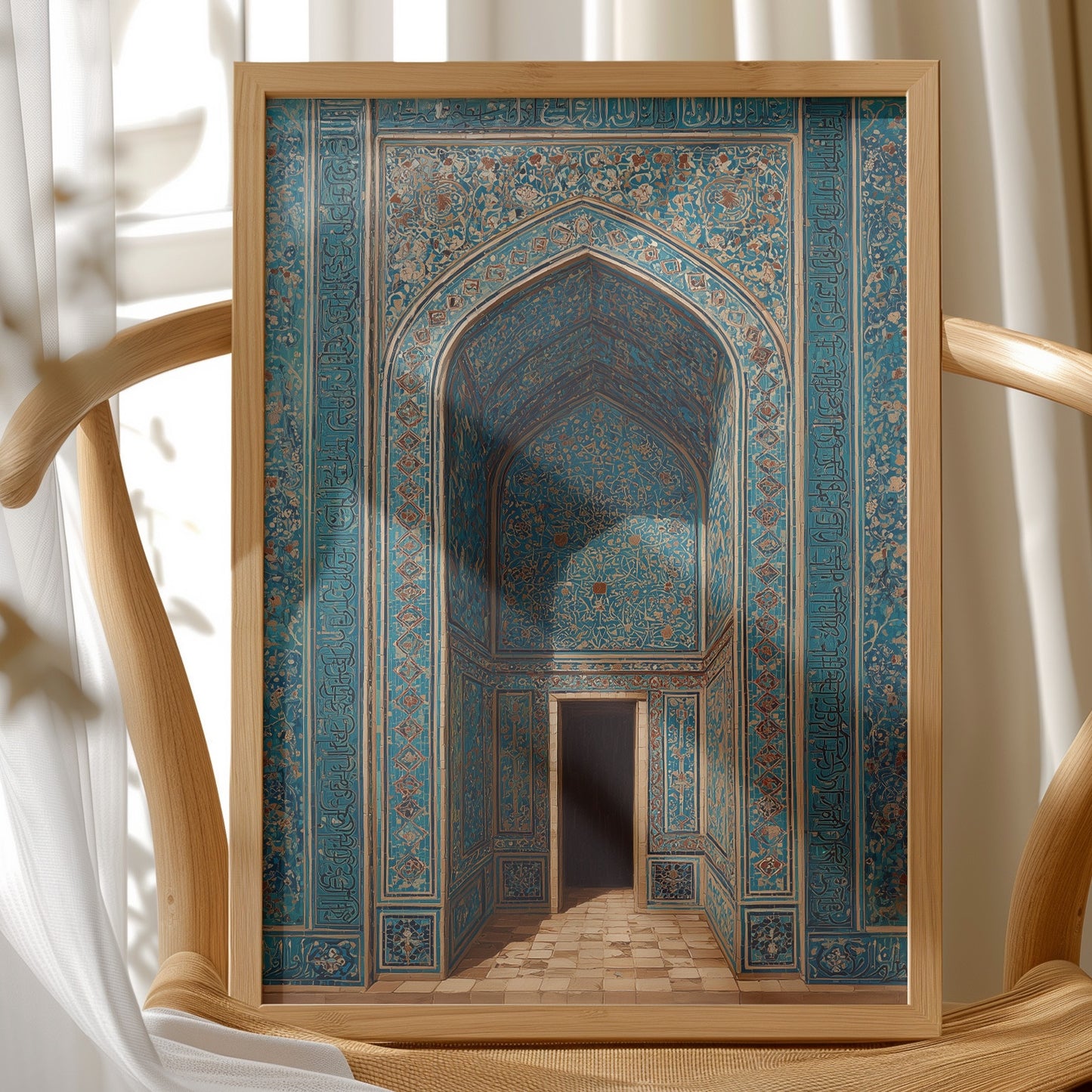 Turquoise Prayers Written In Gold
