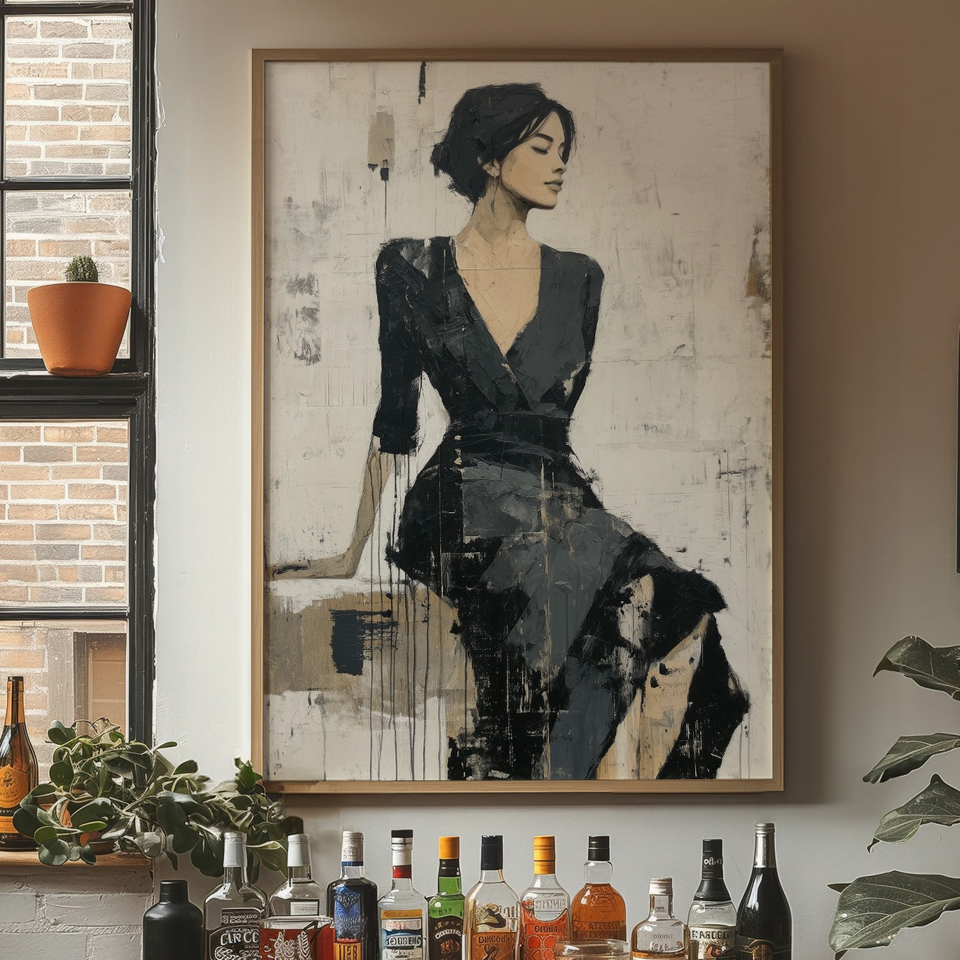 Elegant Moments In Black Ink