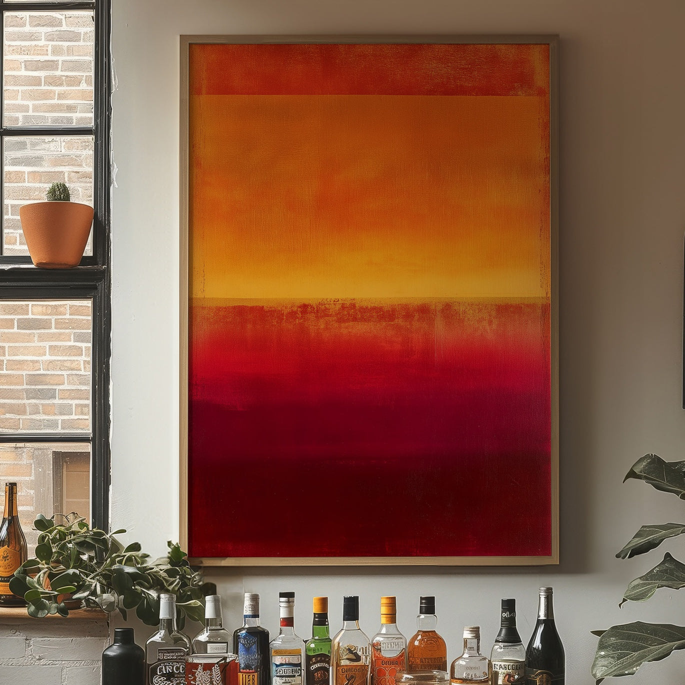 Sunset Colors Blend Their Stories