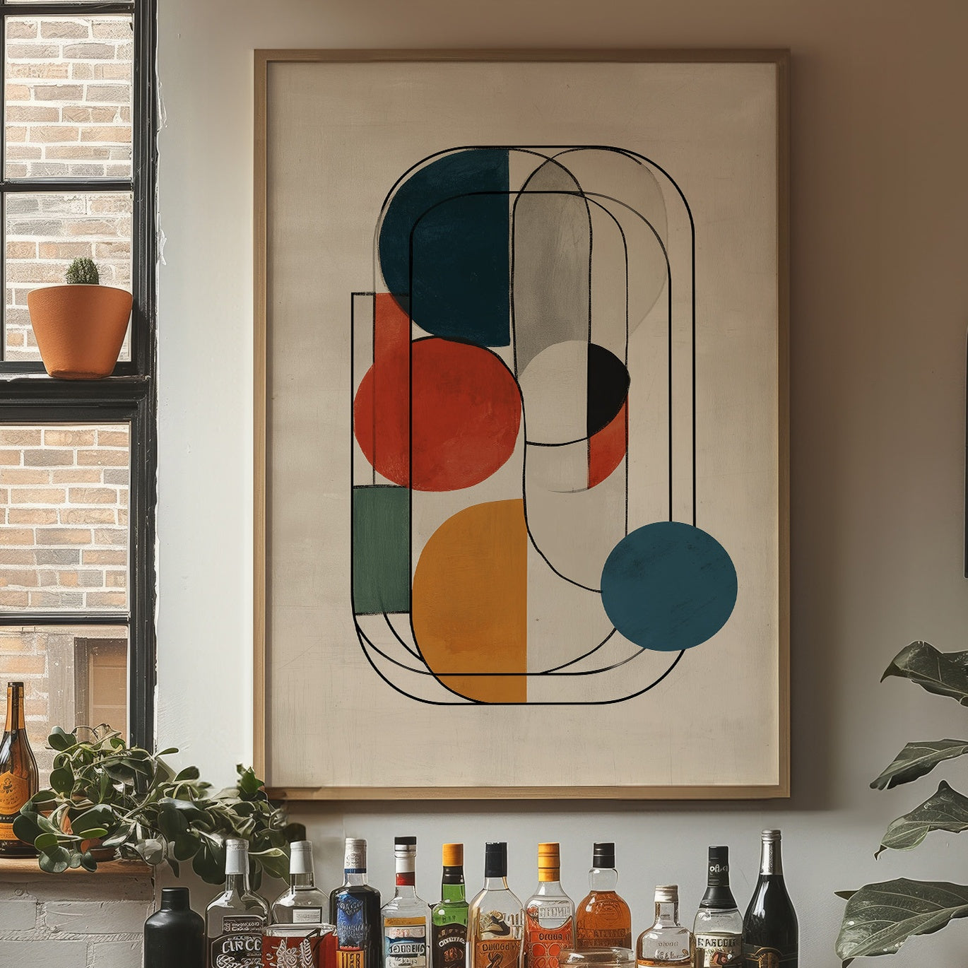 Circles Dance In Modern Lines