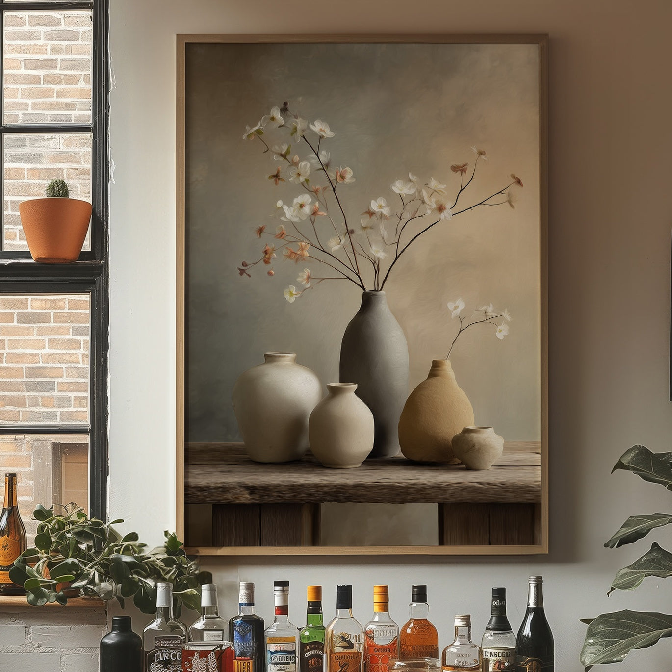 Delicate Blossoms Meet Modern Lines