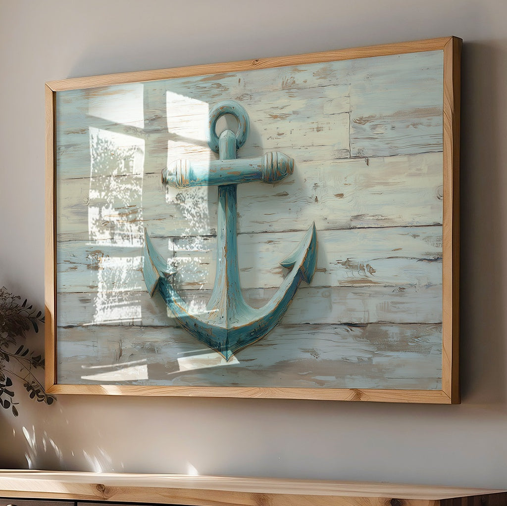 Weathered Blue Holds Coastal Memory