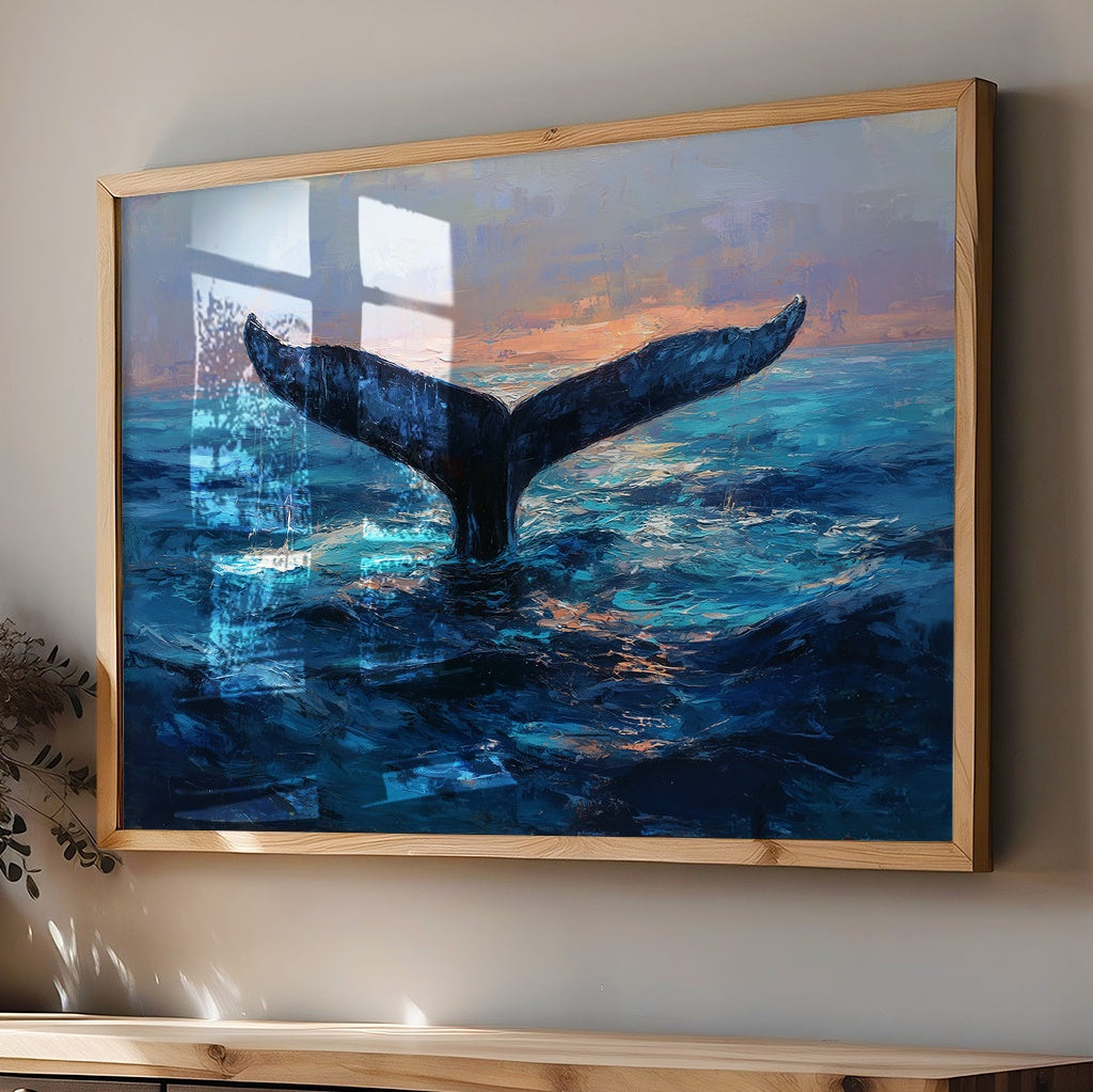 Ocean Giants Beneath Sunset Skies