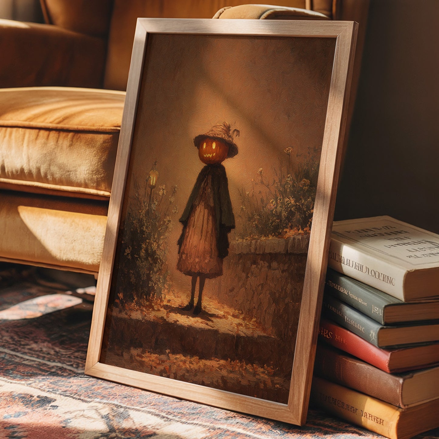 Autumn Sentinel Under Amber Light