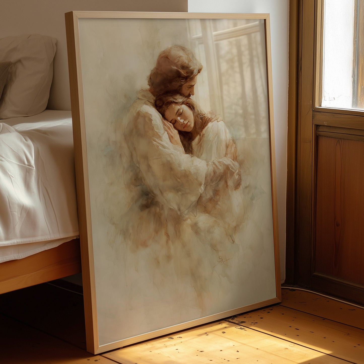 Divine Comfort Bathes Wounded Souls