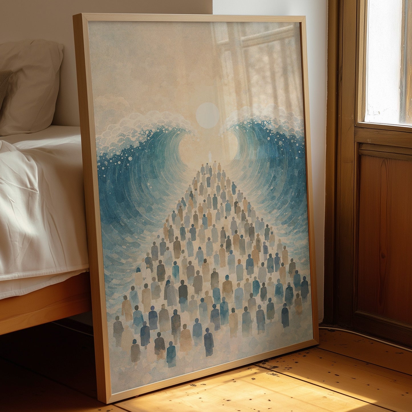 Exodus Through Parted Waters