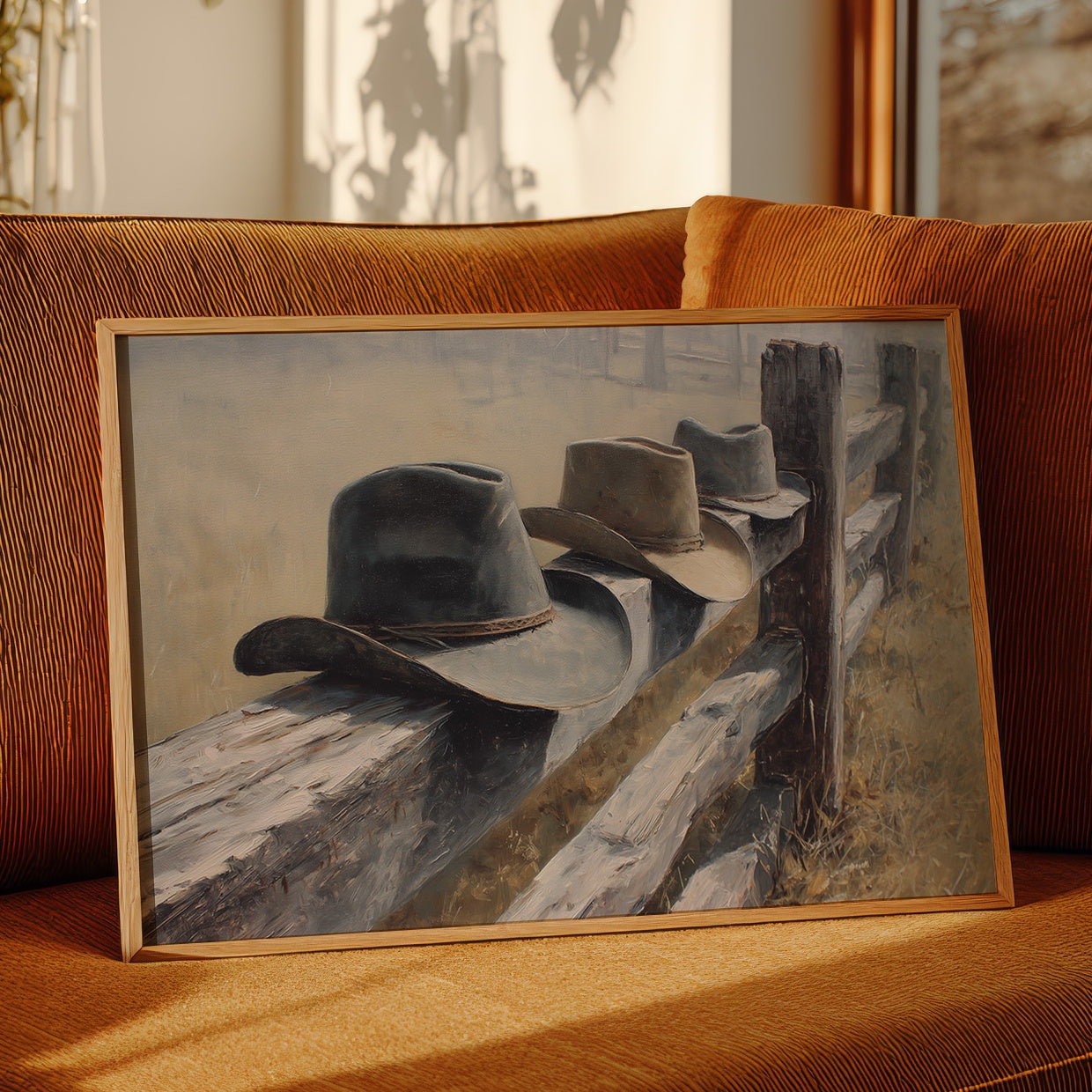 Weathered Legacy: Cowboy Hats at Rest
