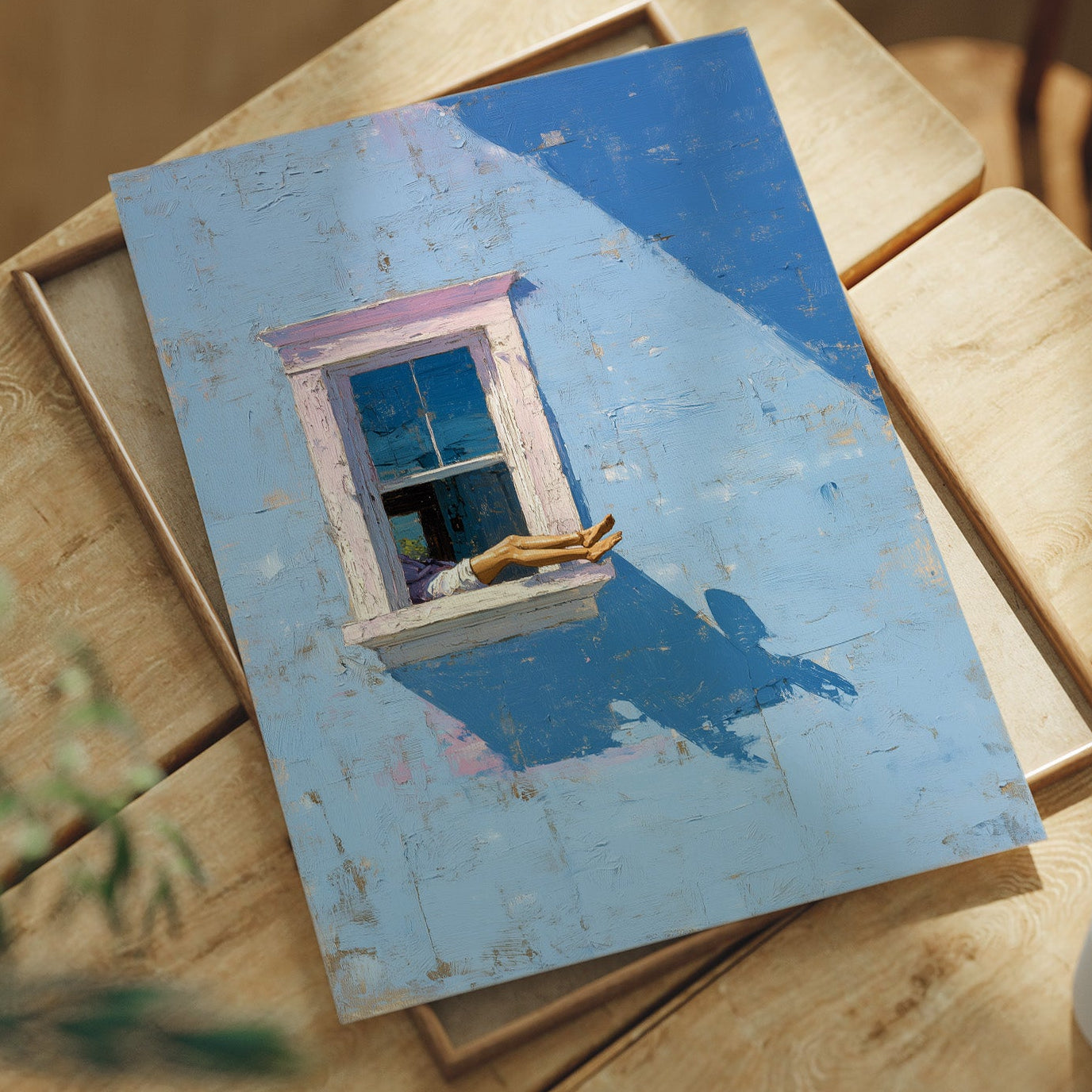 Azure Afternoon: Legs in Repose