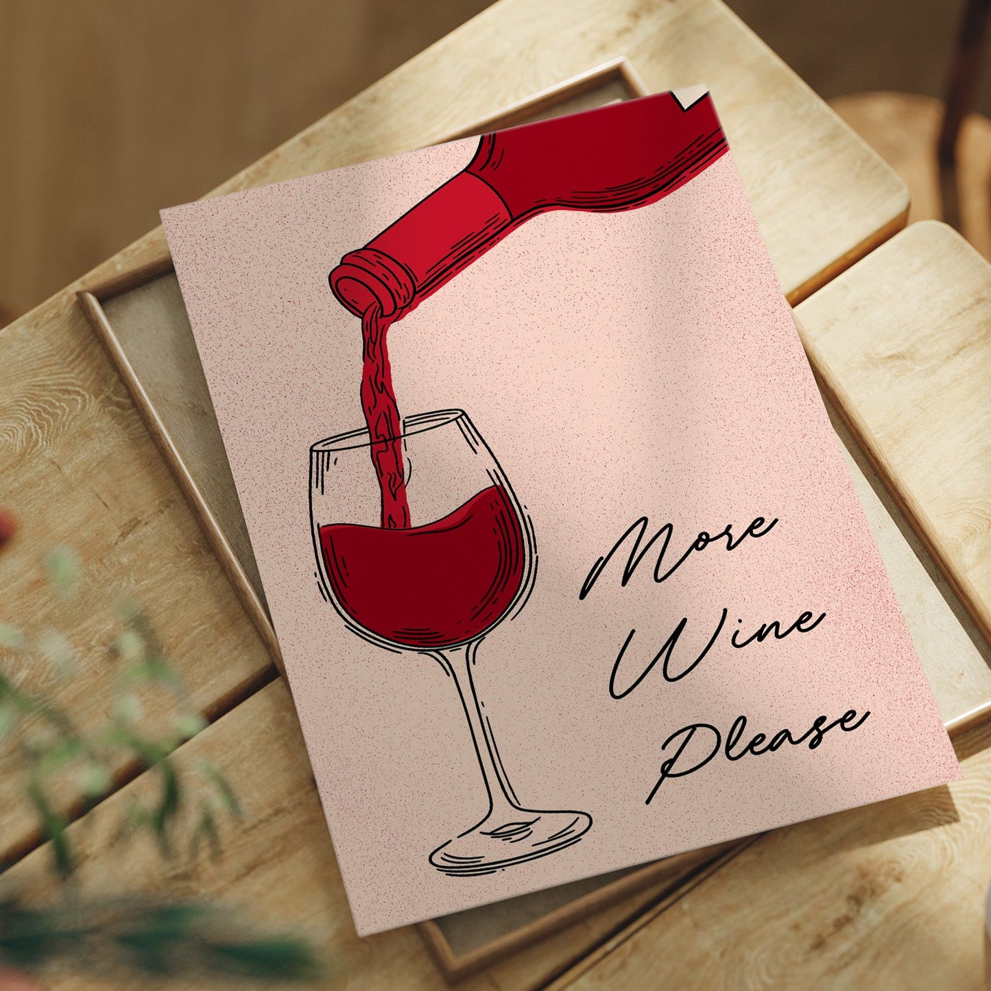 Crimson Pour: An Evening's Indulgence