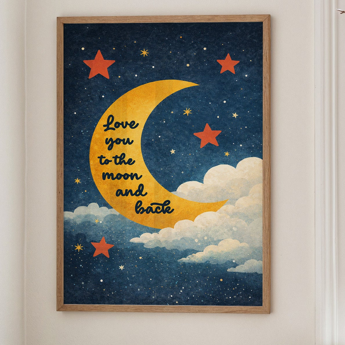 Celestial Promise in Midnight Blue