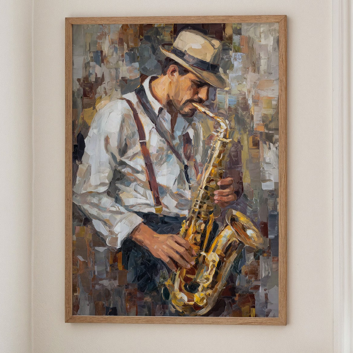 Melodic Reverie in Brushstrokes