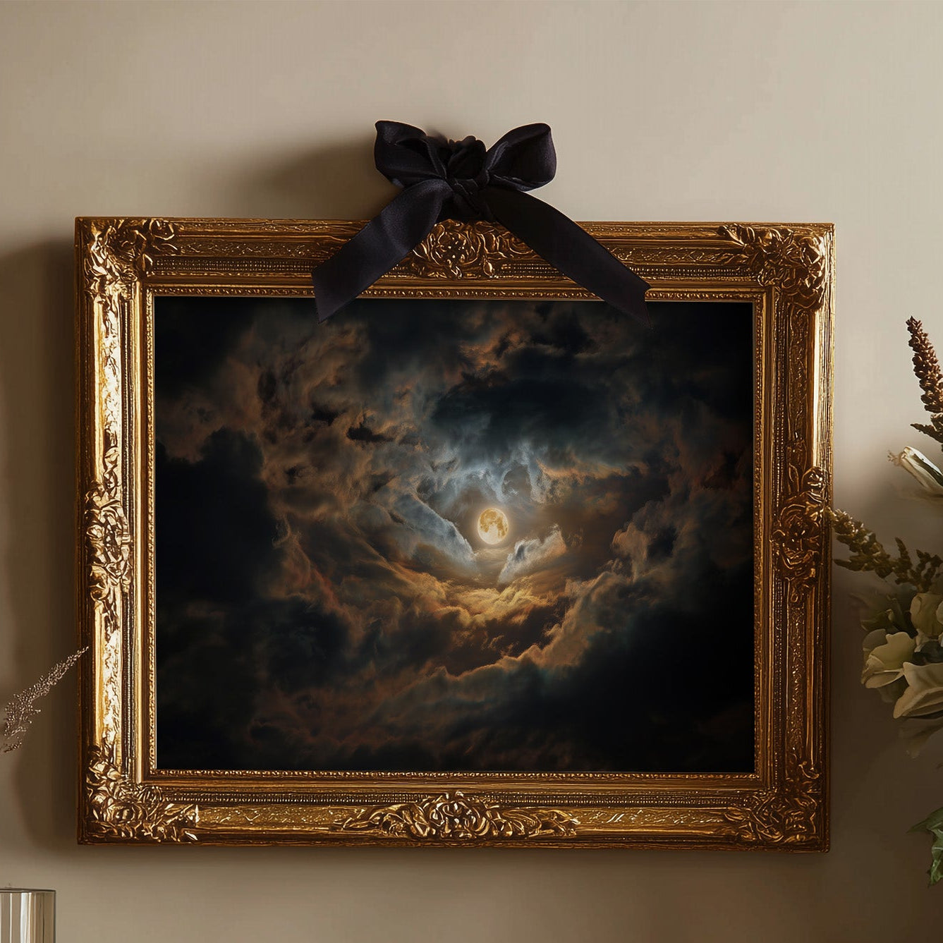 Celestial Harbor Among Storm Clouds