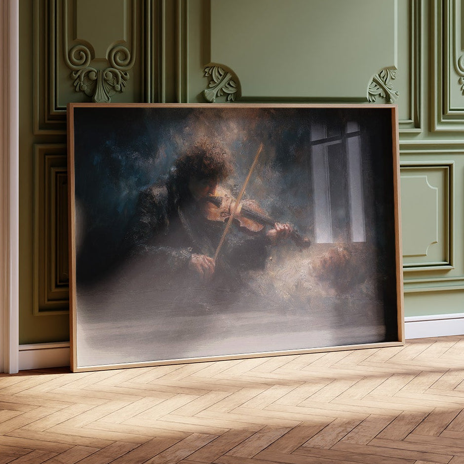 Violin's Song Between Bound Pages
