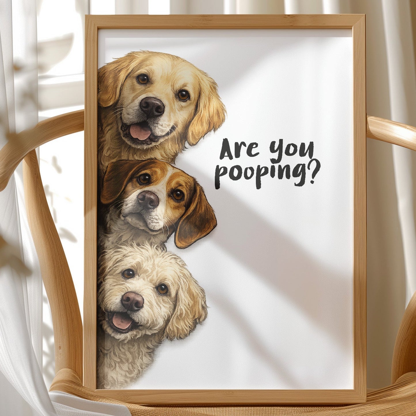 Bathroom Buddies: The Canine Surveillance Squad